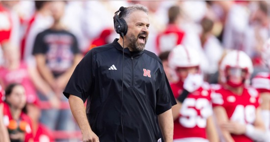 Nebraska Head Football Coach Matt Rhule 